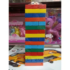 Hộp đồ chơi Rút gỗ nhiều màu sắc gồm 48 chi tiết