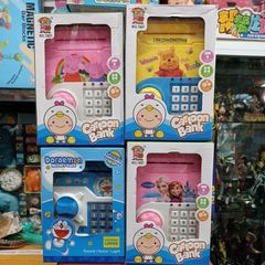 Hộp đồ chơi Két mini 16528 có nhạc và đèn phát sáng - Đồ chơi giáo dục cho bé, an toàn và đa dạng màu sắc