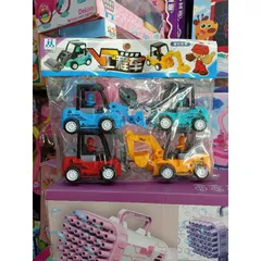 Bộ Đồ Chơi Xe Ô Tô Công Trình Chạy Bánh Đà 4 Chiếc 868-58 - Đồ Chơi Trẻ Em Phát Triển Tư Duy và Kỹ Năng Giao Tiếp