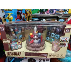 Hộp Đồ Chơi Bánh Sinh Nhật Socola SWEET CAKE Có Đèn Phát Sáng - Đồ Chơi Trẻ Em Phát Triển Kỹ Năng Tư Duy Sáng Tạo