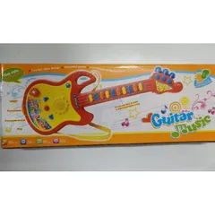 719 Hộp Đàn Guitar Music kèm MIC hát được, có nhạc và đèn phát sáng (tặng kèm pin và giao màu ngẫu nhiên)