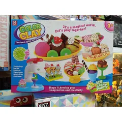 Bộ Đồ Chơi Đất Nặn Máy Làm Kem ICE CREAM PARTY 726F-1 - Hộp Đồ Chơi Nghệ Thuật Sáng Tạo Cho Trẻ Em, Quà Tặng Ý Nghĩa