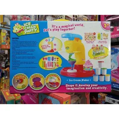 Bộ Đồ Chơi Đất Nặn Máy Làm Kem ICE CREAM PARTY 726F-1 - Hộp Đồ Chơi Nghệ Thuật Sáng Tạo Cho Trẻ Em, Quà Tặng Ý Nghĩa
