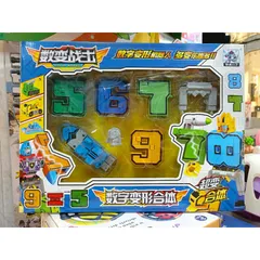 Mã 161 - Hộp đồ chơi lắp ghép các chữ số biến hình thành Robot