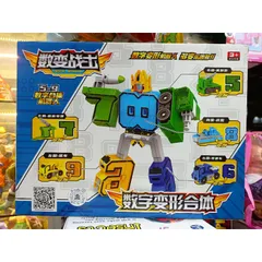 Mã 161 - Hộp đồ chơi lắp ghép các chữ số biến hình thành Robot
