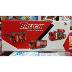 Xe ô tô cứu hỏa điều khiển từ xa chạy 4 chiều, có đèn phát sáng, sử dụng pin sạc WL-106B