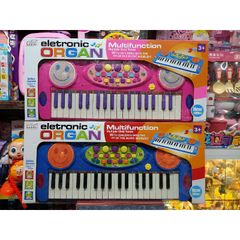 Hộp Đàn ORGAN HAPPY MUSICAL Kèm Micro - Đồ Chơi Âm Nhạc Có Đèn Phát Sáng Cho Trẻ Em, Pin Đi Kèm, Màu Sắc Tươi Sáng