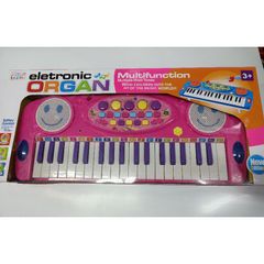 Hộp Đàn ORGAN HAPPY MUSICAL Kèm Micro - Đồ Chơi Âm Nhạc Có Đèn Phát Sáng Cho Trẻ Em, Pin Đi Kèm, Màu Sắc Tươi Sáng