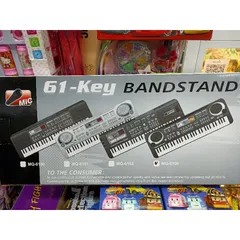 Hộp Đàn ELECTRONIC KEYBOARD gồm 61 phím kèm MIC, có nhạc và đèn phát sáng 6106