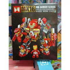 Hộp lê gô lắp ghép mô hình Robot Người Sắt IRONMAN SERIES - MG308