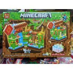 Xếp Hình Lắp Ghép Lê Gô MINECRAFT 350 Mảnh - Đồ Chơi Giáo Dục Phát Triển Tư Duy Sáng Tạo Cho Trẻ Em