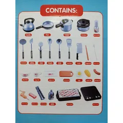 Bộ đồ chơi nấu ăn KITCHEN PLAY SET - Bếp từ có nhạc, đèn phát sáng cho trẻ em - Quà tặng ý nghĩa cho bé vui chơi và phát triển kỹ năng