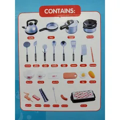 Bộ đồ chơi nấu ăn KITCHEN PLAY SET - Bếp từ có nhạc, đèn phát sáng cho trẻ em - Quà tặng ý nghĩa cho bé vui chơi và phát triển kỹ năng