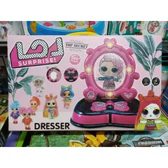 Hộp Đồ Chơi Trang Điểm Búp Bê LOL 2077 - Có Nhạc và Đèn Phát Sáng, Quà Tặng Ý Nghĩa Cho Bé Yêu