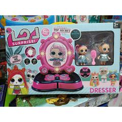 Hộp Đồ Chơi Trang Điểm Búp Bê LOL 2077 - Có Nhạc và Đèn Phát Sáng, Quà Tặng Ý Nghĩa Cho Bé Yêu