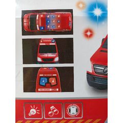 Hộp Đồ Chơi Xe Ô Tô CITY RESCUE Chạy Bằng Pin Có Đèn và Nhạc - Đồ Chơi An Toàn Cho Bé, Quà Tặng Ý Nghĩa