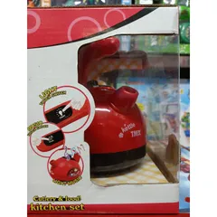 Hộp đồ chơi mô hình ấm đun nước KITCHEN SET - Đồ chơi có đèn và nhạc cho trẻ em, phát triển tư duy và kỹ năng giao tiếp