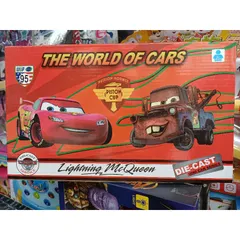 803019 Mô hình xe ô tô Mc Queen bằng kim loại chạy đà THE WORLD OF CARS