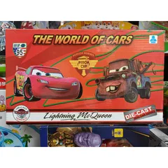 803019 Mô hình xe ô tô Mc Queen bằng kim loại chạy đà THE WORLD OF CARS