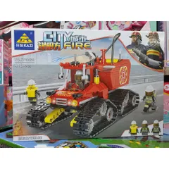 Hộp lê gô lắp ghép mô hình xe ô tô cứu hỏa CITY FIRE KY80528