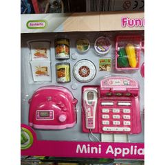 Hộp đồ chơi mô phỏng gia đình Fun Fun - Đồ dùng mini có đèn nhạc sáng tạo cho bé - Quà tặng ý nghĩa phát triển trí tuệ và kỹ năng giao tiếp