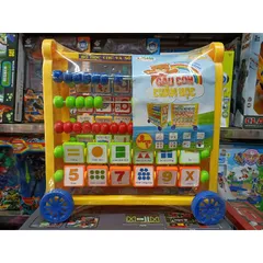 Bộ đồ chơi 8in1 Gấu Con Chăm Học - Đồ Chơi An Toàn Cho Trẻ Em Giúp Phát Triển Kỹ Năng Giao Tiếp và Sáng Tạo