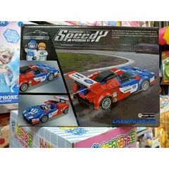 Hộp lê gô lắp ghép mô hình xe ô tô CHAMPION-GTR 42028