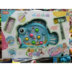 Hộp đồ chơi điều khiển Đập cá phát nhạc, sạc điện - Đồ chơi thông minh cho trẻ em, kích thích tư duy sáng tạo và gắn kết gia đình