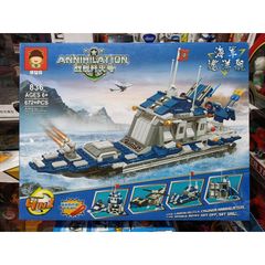 Hộp Lê Gô Lắp Ghép 4in1 Mô Hình Tàu Thuyền 836 - Đồ Chơi Trẻ Em Phát Triển Tư Duy Sáng Tạo Cho Bé