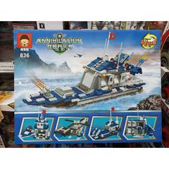 Hộp Lê Gô Lắp Ghép 4in1 Mô Hình Tàu Thuyền 836 - Đồ Chơi Trẻ Em Phát Triển Tư Duy Sáng Tạo Cho Bé