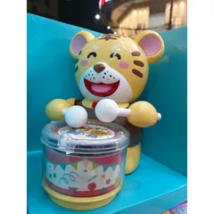 Hộp Đồ Chơi Hổ Đánh Trống Lắp Pin Biết Đi Có Nhạc & Đèn Phát Sáng - Quà Tặng Ý Nghĩa Cho Bé