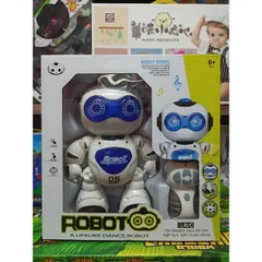 606-1 Hộp đồ chơi ROBOT điều khiển từ xa, có nhạc và đèn phát sáng (có pin đi kèm)
