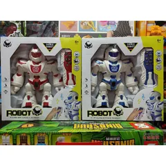 Hộp Đồ Chơi Robot Điều Khiển Từ Xa Có Nhạc Và Đèn Phát Sáng - Trẻ Em Phát Triển Tư Duy Sáng Tạo, Quà Tặng Ý Nghĩa