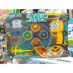 Hộp Đồ Chơi 4 Con Quay Rút Dây Kèm Sàn Thi Đấu - Đồ Chơi Giáo Dục Phát Triển Kỹ Năng Cho Trẻ Em