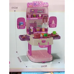 Mã 2255-12 # Hộp vali Bếp nấu ăn KITCHEN DREAM có nhạc và đèn phát sáng (tặng kèm pin)