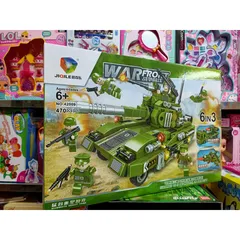 Hộp Lêgô 6 trong 3 Xe Ô Tô Quân Sự WARFRONT 42009 - Đồ Chơi Lắp Ghép Kích Thích Trí Tưởng Tượng Cho Trẻ Em