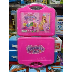 Hộp Vali Trang Điểm và Dụng Cụ Làm Tóc Beauty Set - Đồ Chơi Trang Điểm Sáng Tạo Cho Trẻ Em, Giao Mẫu Ngẫu Nhiên