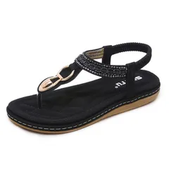 Dép Nữ, Sandal Nữ Hãng Siketu Da Mềm Êm Gót 3Cm Đi Học Đi Làm Đi Chơi