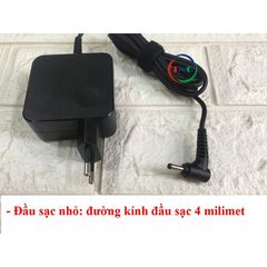 Sạc Laptop Lenovo IdeaPad 20V 3.25A - Bộ sạc vuông chân nhỏ 4.0mm x 1.7mm, Bảo hành 12 tháng, Phụ kiện laptop chất lượng cao