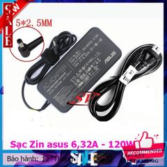 Sạc Laptop ASUS Zin 19V 6.32A (120W) Chính Hãng - Phù Hợp với GL551, GL552, Sạc Ổn Định, Bảo Hành 12 Tháng