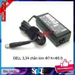 Sạc Laptop DELL 3.34 Kim To Chính Hãng - Kích Thước 7.4x5.5, Điện Áp 19.5V - Phụ Kiện Chất Lượng Cao, Bảo Hành 12 Tháng