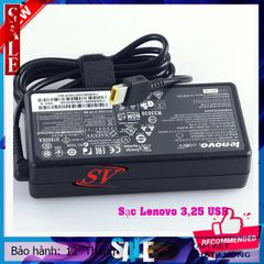Sạc Laptop Lenovo 3.25 Chân USB (Chân Vuông) - Bảo Hành 12 Tháng, Cung Cấp Nguồn Đảm Bảo Chất Lượng