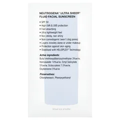 Kem chống nắng cho da mặt Neutrogena Ultra Sheer Fluid Sunscreen SPF50 40 mL 240865