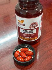 Viên DHA Tảo Biển NUTRI KIDS SMART DHA 30 Viên - Hỗ Trợ Phát Triển Não Bộ và Thị Lực cho Trẻ Em, Không Mùi Tanh, Dễ Uống