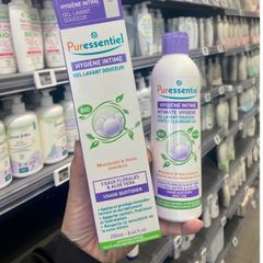 Dung dịch vệ sinh phụ nữ Puressentiel Hygiene Intime - Hữu cơ, chiết xuất 3 loại hoa, bảo vệ và làm dịu vùng kín an toàn, hiệu quả.