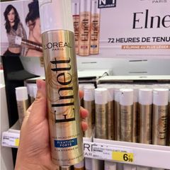 Xịt Giữ Nếp Tóc L'Oréal Paris Elnett Satin Extra - Định Hình Tóc Bồng Bềnh Tự Nhiên, Cung Cấp Độ Ẩm, Dùng Cho Tóc Mỏng, Dày, Xoăn