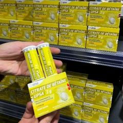Viên Sủi UPSA Citrate de Betaine Pháp - Giải Đầy Hơi, Hỗ Trợ Tiêu Hóa & Giải Rượu - Hương Chanh Thơm Ngon