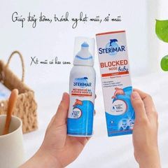 Xịt Muối Biển Cá Heo Sterimar Pháp - Kháng Khuẩn Cho Trẻ Em & Người Lớn, Vệ Sinh Mũi, Phòng Ngừa Bệnh Hô Hấp