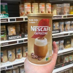 Cà Phê Capuccino Nescafe Pháp - Hương Vị Truyền Thống, Bọt Mịn Ngon Như Tiệm, 18-20 Cốc Hòa Tan Tiện Lợi