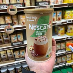 Cà Phê Capuccino Nescafe Pháp - Hương Vị Truyền Thống, Bọt Mịn Ngon Như Tiệm, 18-20 Cốc Hòa Tan Tiện Lợi